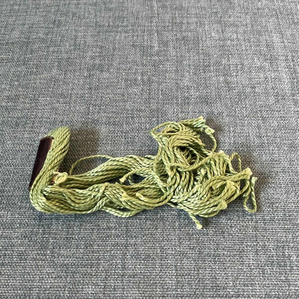 Green Needlepoint Thread Yarn